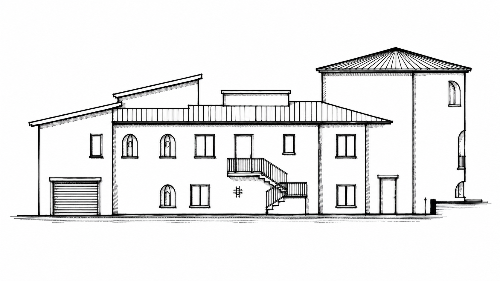Nordansicht Villa Candela