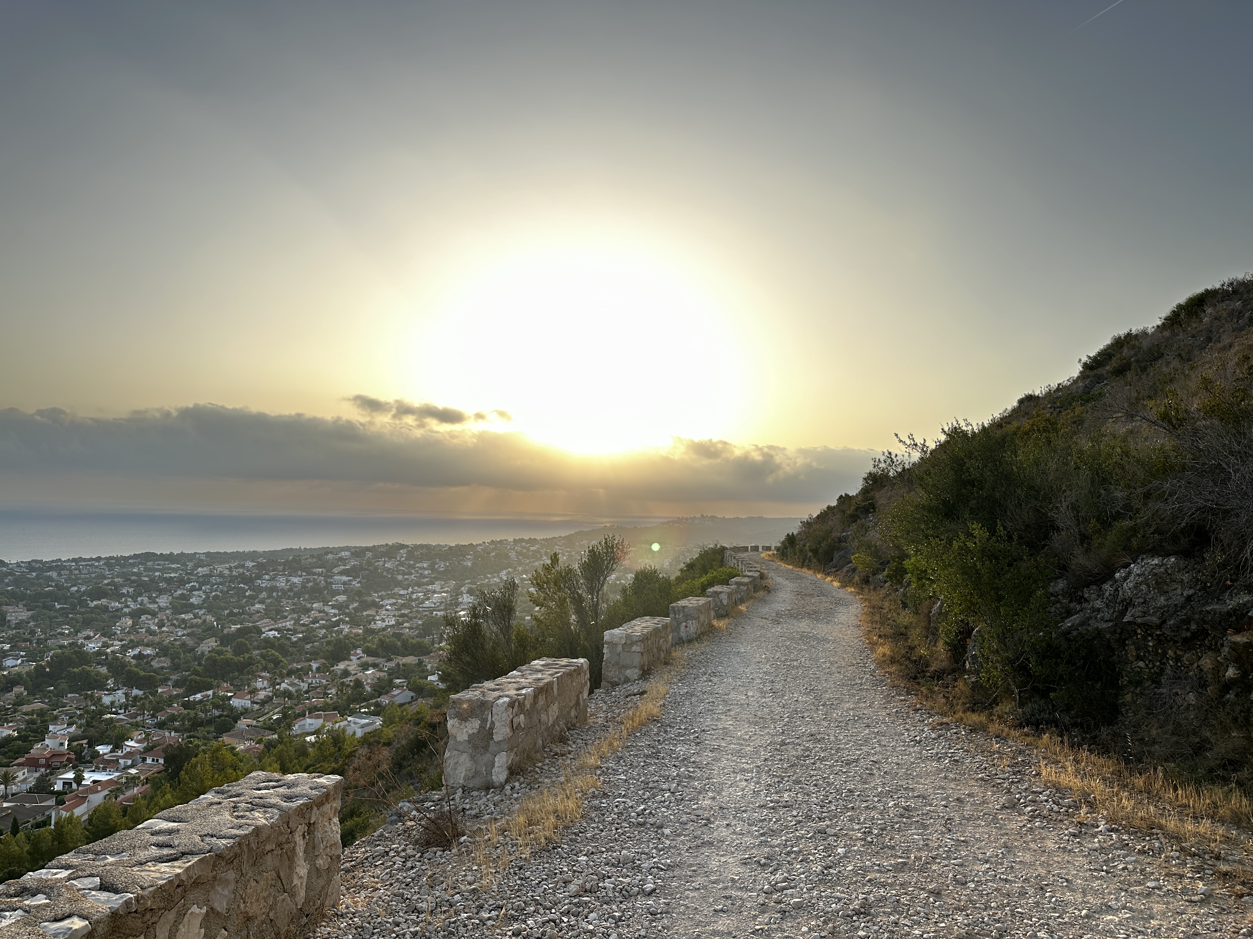 Montgó-Wanderweg – Sonnenuntergang über Dénia