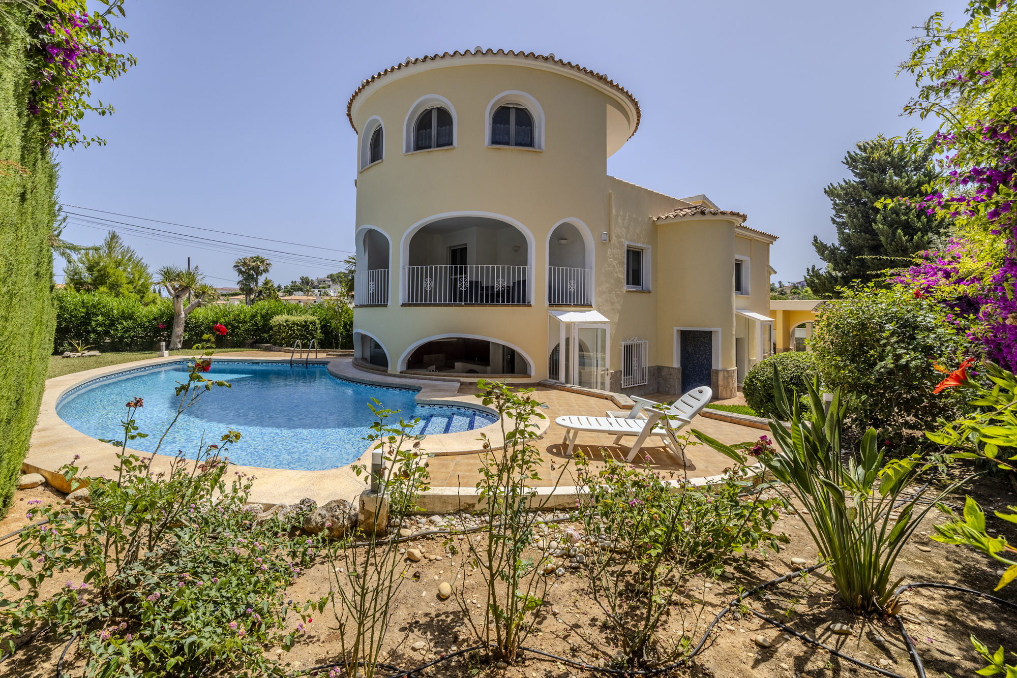 Villa Candela, Luftaufnahme